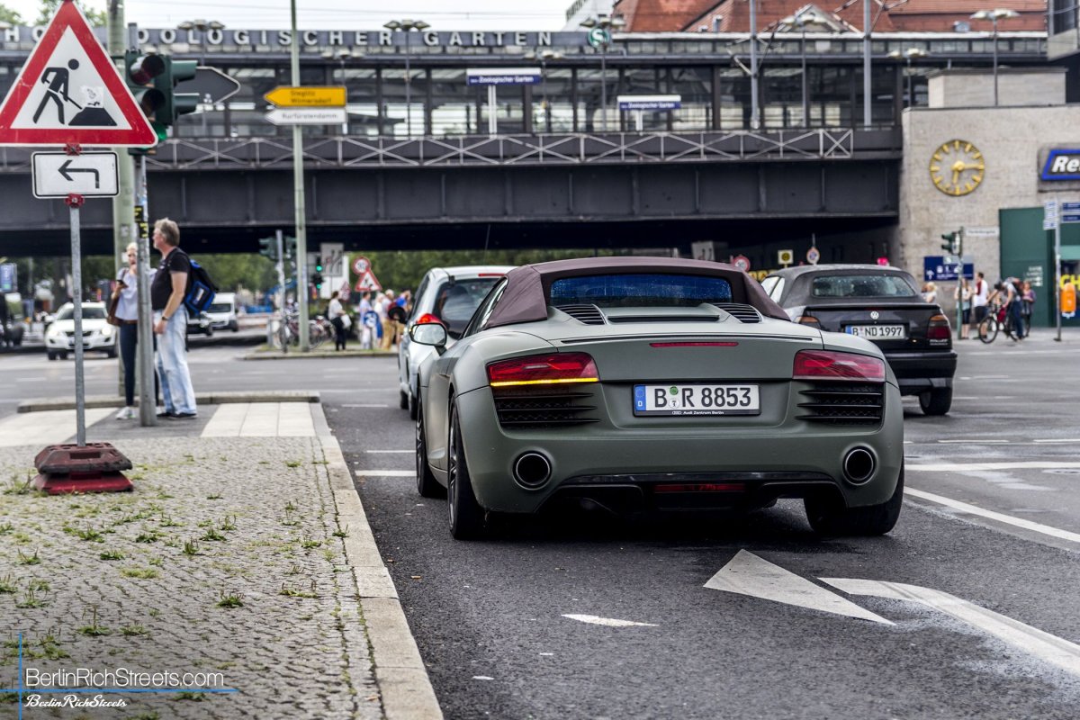 Audi R8 4.2 Spyder (2013) spotted in Berlin — BerlinRichStreets